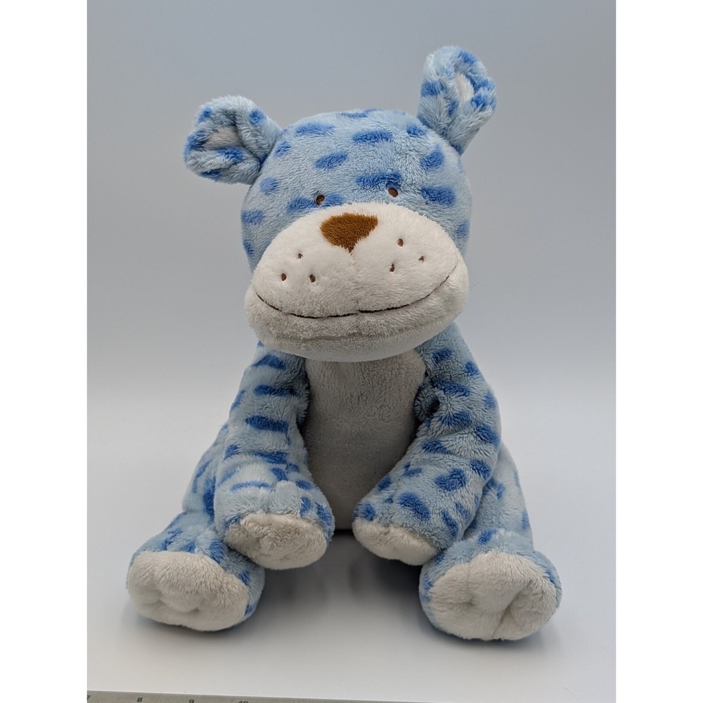 Animal Alley Baby Cat Leopard‎ Plush Blue 10 Inch Stuffed Animal Toy